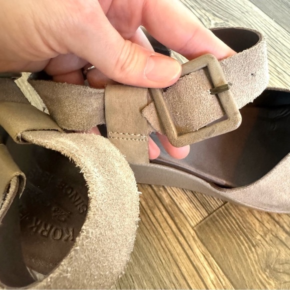 Kork-Ease Women's 9 'Keirn' Platform Wedge Sandal in Stone Under Casual Boho - Picture 6 of 11